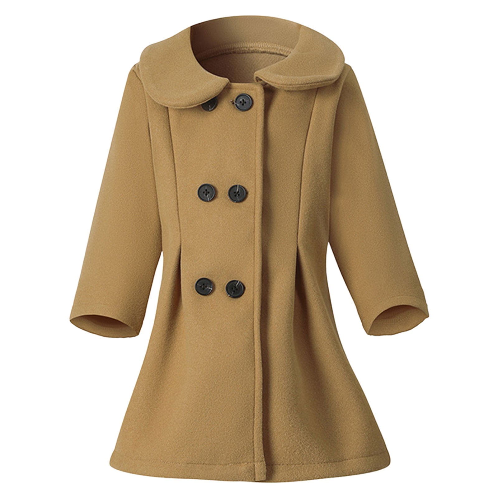 Generic Clearance Medium Size Coat for Child Girls Dress Coat Kids