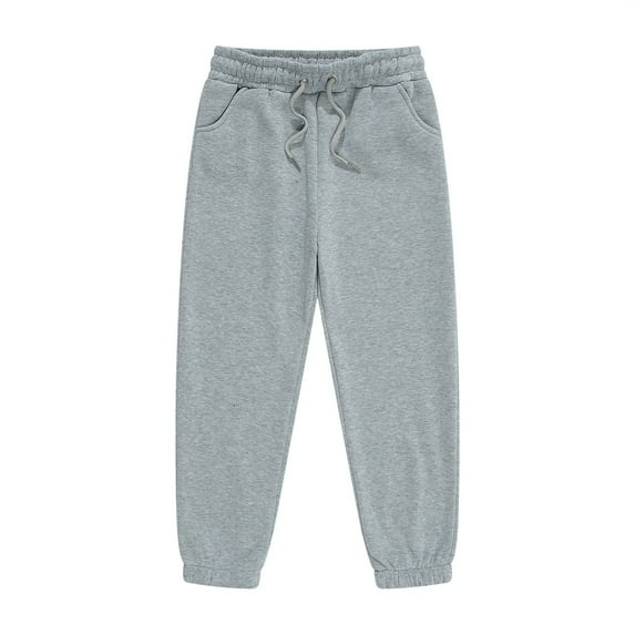 Generic Clearance Pants Girls Leggings Casual Comfortable Boys and Girls Sweatpants Solid Color Pants