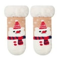 thumbnail image 1 of Generic Clearance Sock for Boys Baby Girl Cartoon Ankle Crew Socks with Grips Toddler Kids Unisex Lined Warm Thick Cotton Socks for Personality Vintage Leisure Classic(2-4 Years,Khaki), 1 of 4