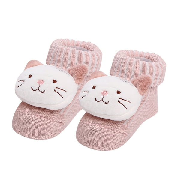 Baby Christmas Socks Toddler Boys Girls Children Socks Soft Sole Non Slip Toddler Shoes Socks Princess Socks Floor Socks