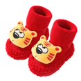 thumbnail image 1 of Generic Clearance Socks for Girls Combed Cotton Cute 3D Baby Anti Slip Socks Winter Warm Socks Soft Anti Slip Babys Floor Socks for Personality Vintage Leisure Classic(6-12 Months,F), 1 of 4