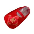 thumbnail image 1 of Generic Clearance Toddler Boy Shoes Autumn Winter Children Baby Shoes Boy Girls Floor Sports Non Slip Warm Comfortable Chinese New Year Style Rabbit Tiger Pattern (2-2.5 Years,Red), 1 of 4