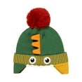 thumbnail image 1 of Generic Clearance Toddler Boys Hat KIds Baby Toddler Girls Boys Soft Warm Knit Cartoon Sharks Kids Winter Hats with Hood Cap for Fashion Casual Adjustable Caps(,Green), 1 of 3