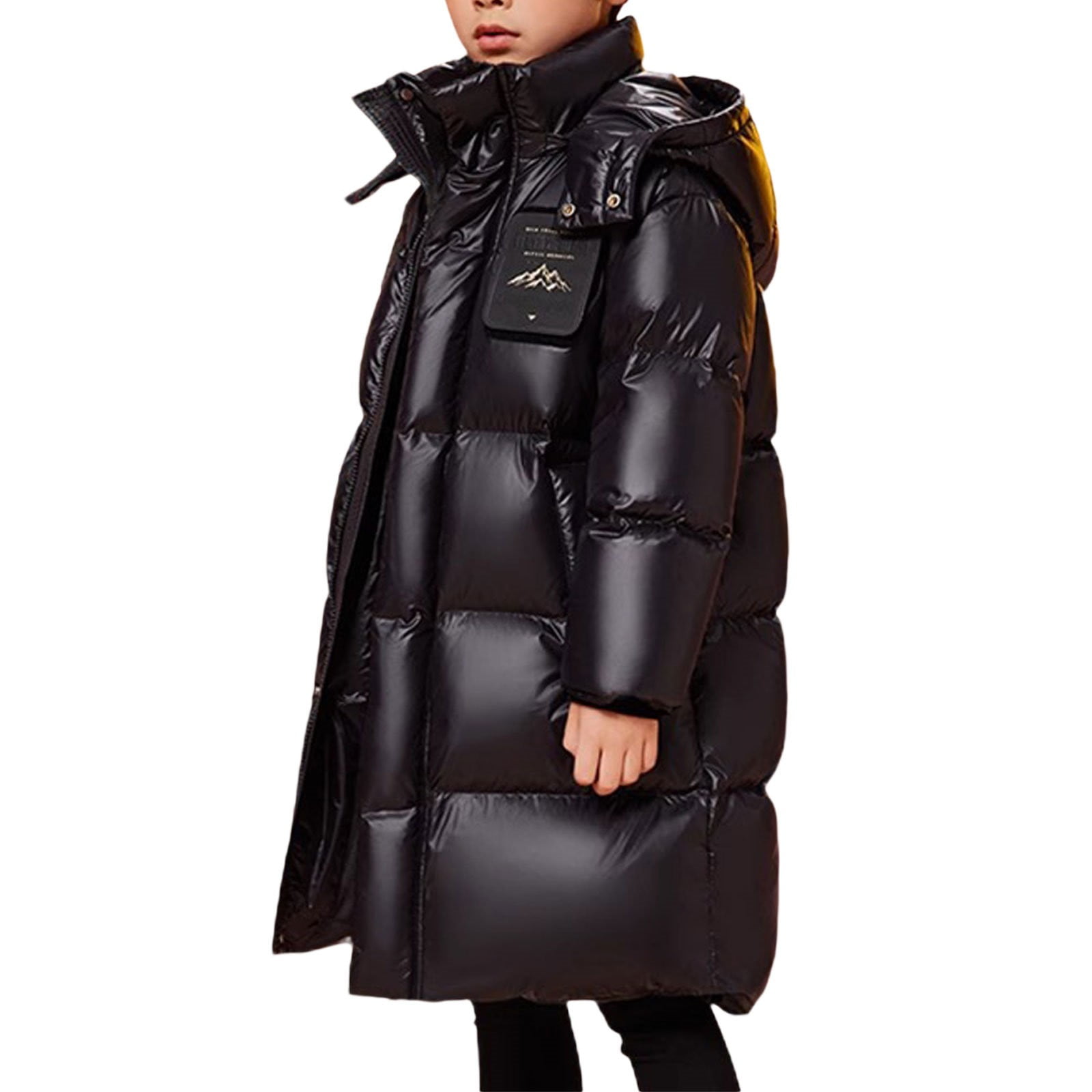 chaisystyle Kids Long Down Coat 140 新品 Generic Coat for Children's Trendy Winter Fashion Kids Boys Girls