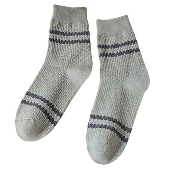 Generic Comfortable Men'S Athletic Socks Men Warm Socks Man Stripe Socks Solid Color Men Winter Socks Lightweight Men'S Short Socks Sporty Men'S Short Socks