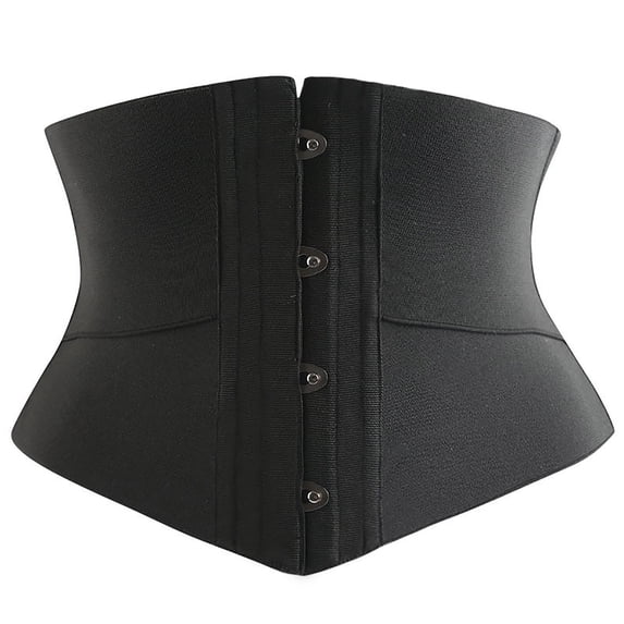 Generic Corset Tops for Women Lace Up Waist Corset Underbust Renaissance Half Waist Cincher