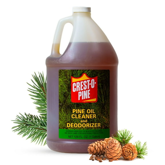 Generic Crest-O-Pine Oil Pure Pine Multipurpose Cleaner, 128 fl oz, For Kitchen, Floor, Bathroom and Surface Cleaning