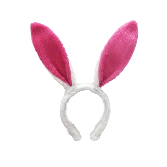 Easter Bunny Ears Headband, Plush Rabbit Ear Hair Hoop for Easter Party Cosplay Costume and Photo Props