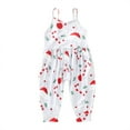 thumbnail image 1 of Generic Walmart Deals Clothing Kids Christmas Outfits Toddler Girl Baby Kid Xmas Tree Snowman Jumpsuit Strap Romper Outfits(4-5 Years,Pink), 1 of 4