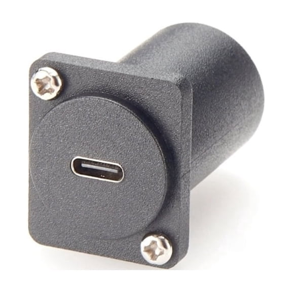 Generic D Type USB 3.1 C to DisplayPort Chassis Panel Mount Connector 10G 4k@60hz DP Female to USB-C Female Reversible Video Converter