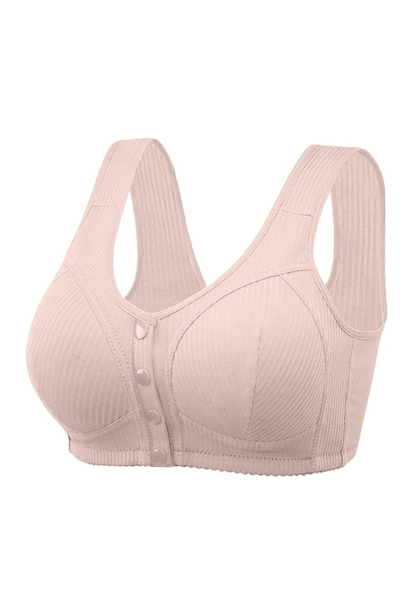 Daisy Bra for Seniors, Front Snap Closure Bras, Front Snaps Daisy Bras for Older Women