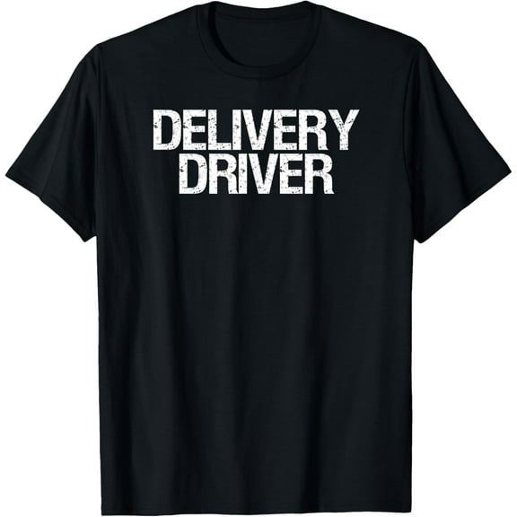 t-shirt Generic Delivery Driver, Food Delivery Courier T-Shirt T-Shirt mens，black，women，funny，men，journey，Crew Neck, Short Sleeve,printing
