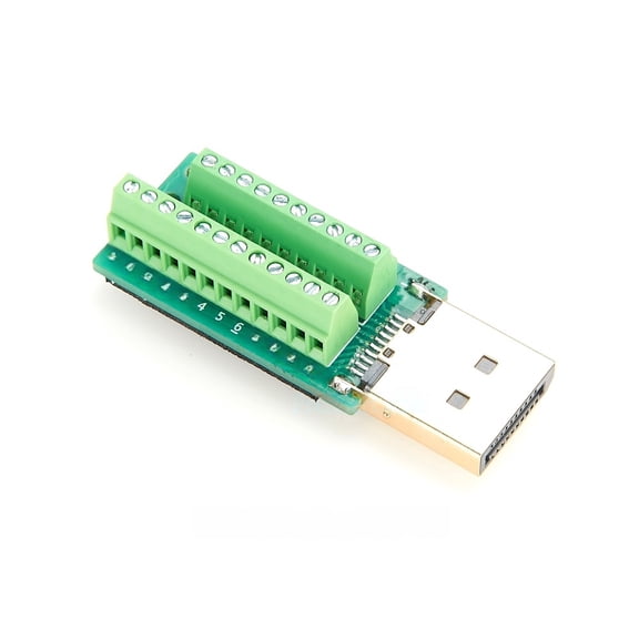 Generic Displayport Male Plug Breakout Board Connector 20Pin DP Solderless Screw Wiring PCB Adapter Solderfree Terminal Board