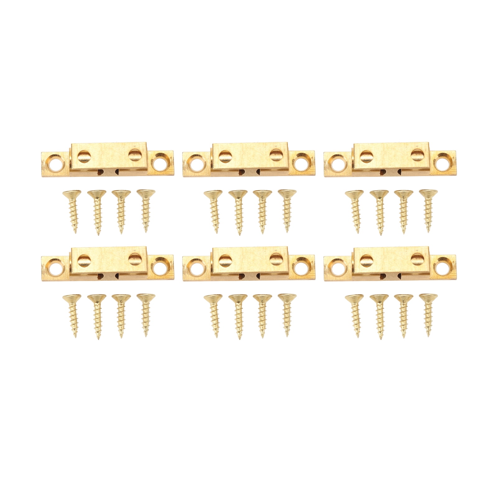 10 Sets Solid Brass Double Ball Roller Catch Latch – Adjustable Tension, 42mm, For Closet & Cabinet Doors, With Screws