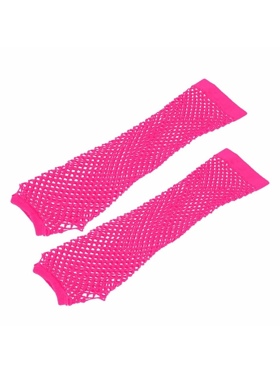 New Women's Fashion Long Length Fishnet Fingerless Gloves Party Gloves