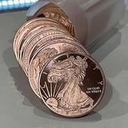 Generic Full tube of 20 x 1 oz copper Walking Liberty Eagle
