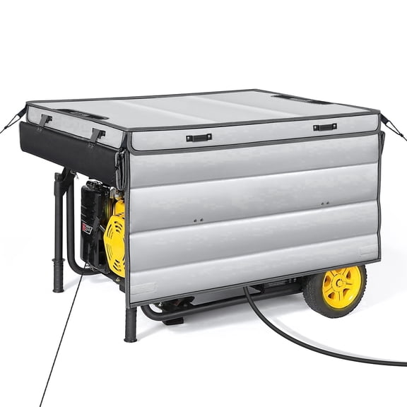 GENARMOR Waterproof Generator Cover for Running, Heavy Duty Outdoor Enclosure for 4000W-13000W, Black