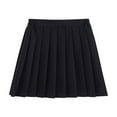 thumbnail image 1 of Generic Girls JK Uniform Skirt High Waisted Pleated Tennis Classic School Uniform Skirts Stretchy A-Line Skirt for 3-16 Years, 1 of 5