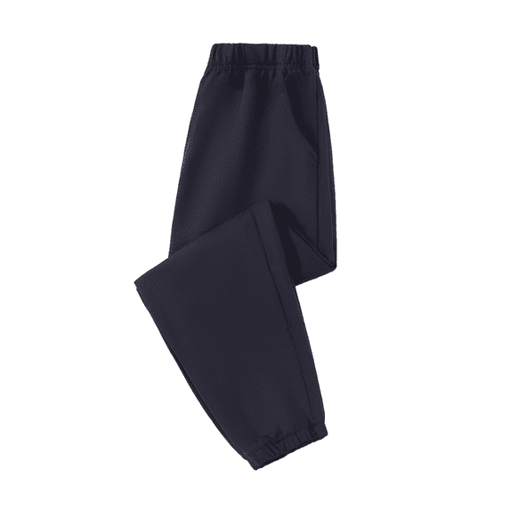 Generic Girls Jogger Sweatpants Elastic Waist Harem Trousers Straight Leg Joggers/Sports School Jog Pants, Classic Drawstring Pants