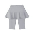 thumbnail image 1 of Generic Girls Knee Length Leggings With Skirt Stretchy Kids Summer Pants for Girls Soft and Comfotable（3-4 Years Black）, 1 of 3