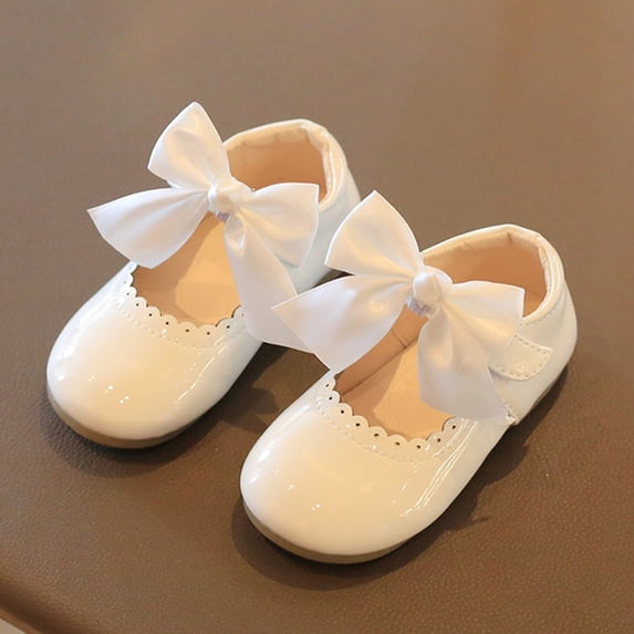 Photo Generic Generic Girls Leather Mary Jane Shoes, Toddler Little Kid Dress Flats ...