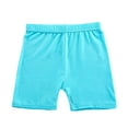 thumbnail image 1 of Generic Girls' Shorts Kids' Candy Color Anti Slip Shorts Pants Baby Multicolor Rainbow Medium and Large Children's Shorts(5-6 Years,Mint Green), 1 of 3