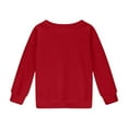 thumbnail image 1 of Generic Girls Sweatshirt Crewneck Oversized Cute Trendy Long Sleeve Shirts School Youth Teen Clothes Sweatshirts for Girls Cute Fall Clothes(7-8 Years,Red), 1 of 6