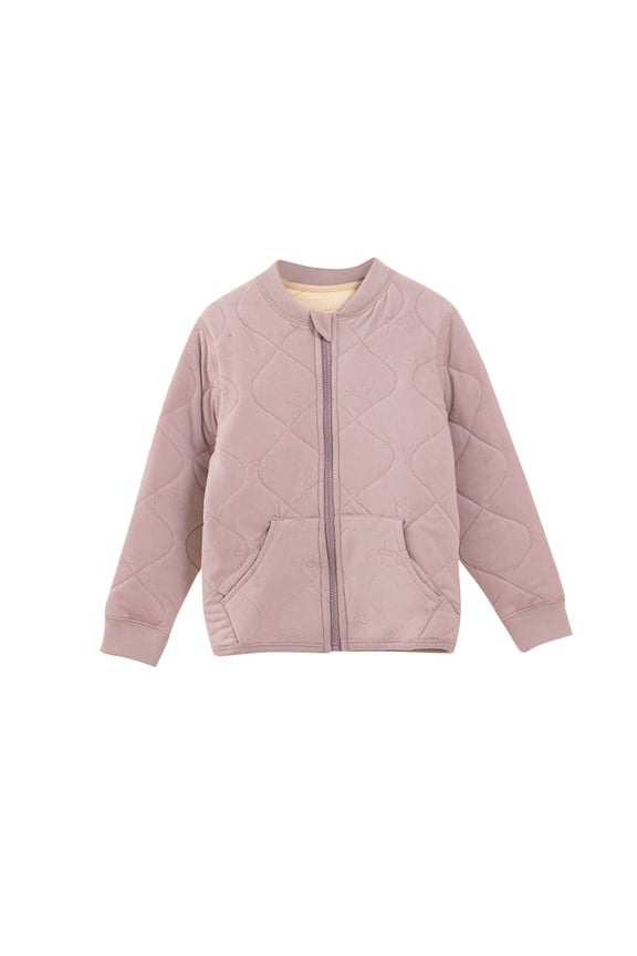 Girls Winter Warm Quilted Jackets Soft Cozy Fleece Lined Thermal Thick Coat Cold Weather Going Out Jacket for 3-17Years