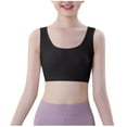 thumbnail image 1 of Generic Girls Wireless Bras Cotton Stretch Kids Sports Bra Seamless Training Sports Cotton Bra Undershirt for 10-15Years, 1 of 6