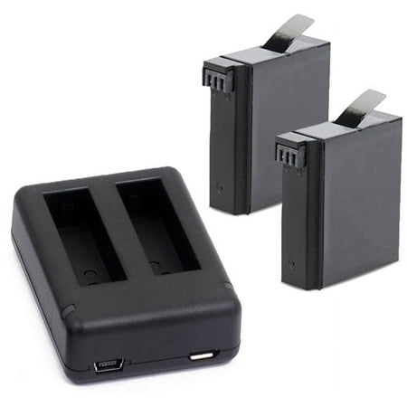 Generic GoPro HERO4 Dual Battery Charger and 2x HERO4 Batteries Bundle