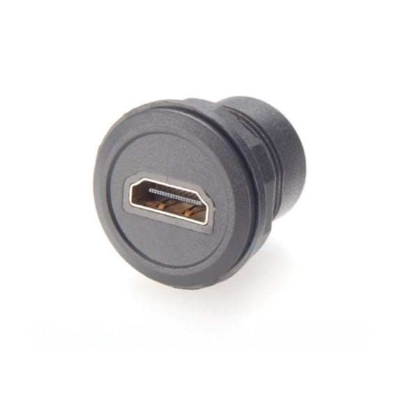 Generic HDMI 1.4 Female to Female Connector 4K@30Hz Flush Panel Mount Pass Through Extender Socket for TV Laptop PC Monitor Projector