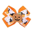 thumbnail image 1 of Generic Halloween Bow Knot Hair Pins Baby Kids Halloween Headwear Party Decoration Hair Clips Accessory for Holiday Christmas Halloween Party（One Size Gray）, 1 of 1