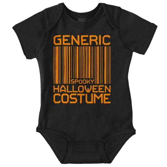 Generic Halloween Costume Barcode Romper Boys or Girls Infant Baby Brisco Brands 18M