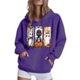 thumbnail image 1 of Generic Halloween Sweatshirts for Women Halloween Graphic Long Sleeve Shirt Casual Pullover Top, 1 of 5