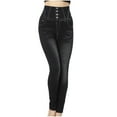 thumbnail image 1 of Generic High Waisted Jeans for Women, Trendy Womens Jeans, Skinny Butt Lift Pants for Women with Tummy Control, 1 of 7