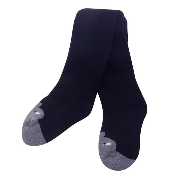 Generic Infant Cozy Fleece Footed Leggings Baby Girls Soft Warm Winter Tights Cotton Toddler Tights Cute Animal Plus Children Leggings Pantyhose Children'S Cozy Winter Footed Pants