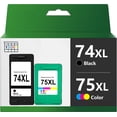 thumbnail image 1 of Generic Ink Cartridge Replacement for 74 75 ( Black, Color , 2-Pack ), 1 of 4