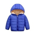 thumbnail image 1 of Generic Jackets for Children's Work Toddler Kids Baby Outwear Long Sleeve Round Neck Solid Color Jacket Zipper Hooded Windproof Coats for Cute Casual Comfortable Hoodies ﻿ (5-6 Years,Blue), 1 of 5