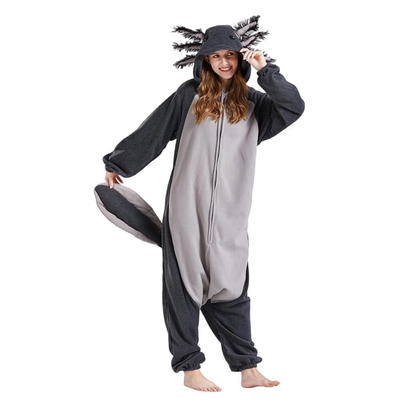 Generic Kid Animal Hooded Onesie Funny Cute Cartođšn Plush Outfit Oversized Comfortable Fleece Suit Halloween Party Holiday Dress Up