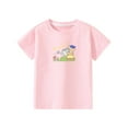 thumbnail image 1 of Generic Kid Boys Girls Cute Short Sleeve T-Shirts Casual Cotton Summer Tops Loose Crewneck Trendy Graphic Tees for 2-10 Years, 1 of 3