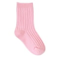 thumbnail image 1 of Generic Kid Socks Children's Socks Candy Colored Double Needle Baby Mid Calf Socks Fashionable Solid Color Socks for All Seasons Non-Slip Casual Breathable ﻿(9-12 Years,F), 1 of 5