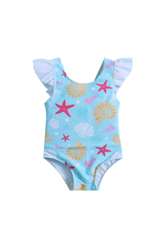 Kids Baby Girl Swimsuit Toddler Bikini Bow Swimwear Beach Bathing Suit