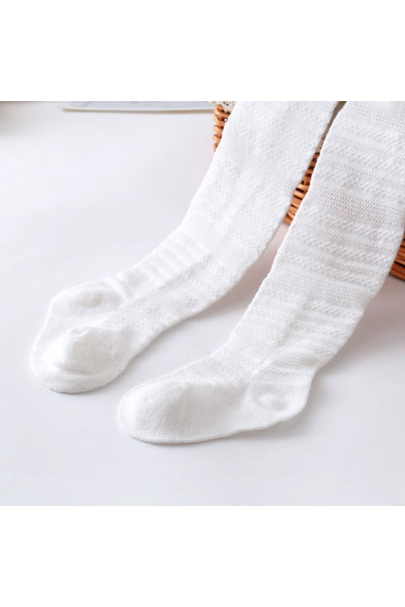 Kids Baby Girls Tulle Leggings Pantihose Stretchy Spring Summer Pantyhose Baby Thick Thermal Footed Tights Girls' Padded Footed Leggings