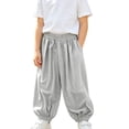 thumbnail image 1 of Generic Kids Boys Girls Harem Pants Casual Breathable Baggy School Trousers Quick Dry Lantern Pants Toddler Bloomer Jogging Bottoms, 1 of 8