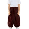thumbnail image 1 of Generic Kids Boys Girls Harem Pants Casual Breathable Baggy School Trousers Quick Dry Lantern Pants Toddler Bloomer Jogging Bottoms, 1 of 8
