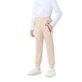 thumbnail image 1 of Generic Kids Boys Joggers Elastic Waist Harem Pants Relaxed Fit Tapered Trousers/Zip Pockets, Basic School Jogger Sweatpants, 1 of 3