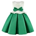 thumbnail image 1 of Generic Kids Gowns for Girls Child Sleeveless Pageant Dress Birthday Party Kid Floral Prints Bowknot Dresses for Wedding Evening Formal Dance Gown(7-8 Years,Green), 1 of 7