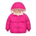 thumbnail image 1 of Generic Kids' Hooded Padded Winter Jacket With Long Sleeves Kids Baby Warm Girls Boys Cartoon Winter Warm Jackets Sweatshirt Coats Little Girl Warm Outerwear Clothes, 1 of 8