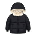 thumbnail image 1 of Generic Kids' Hooded Padded Winter Jacket With Long Sleeves Kids Baby Warm Girls Boys Cartoon Winter Warm Jackets Sweatshirt Coats Little Girl Warm Outerwear Clothes, 1 of 8