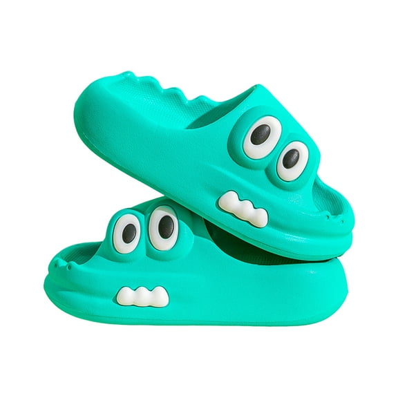 Generic Kids Shoes Girls Children Kids Toddler Boys Girl Cratoon Water Sandals Slip Non Slip Shower Bathroom Slipper Sandals Clearance Shoes(5.5-7 Years,Light Blue)